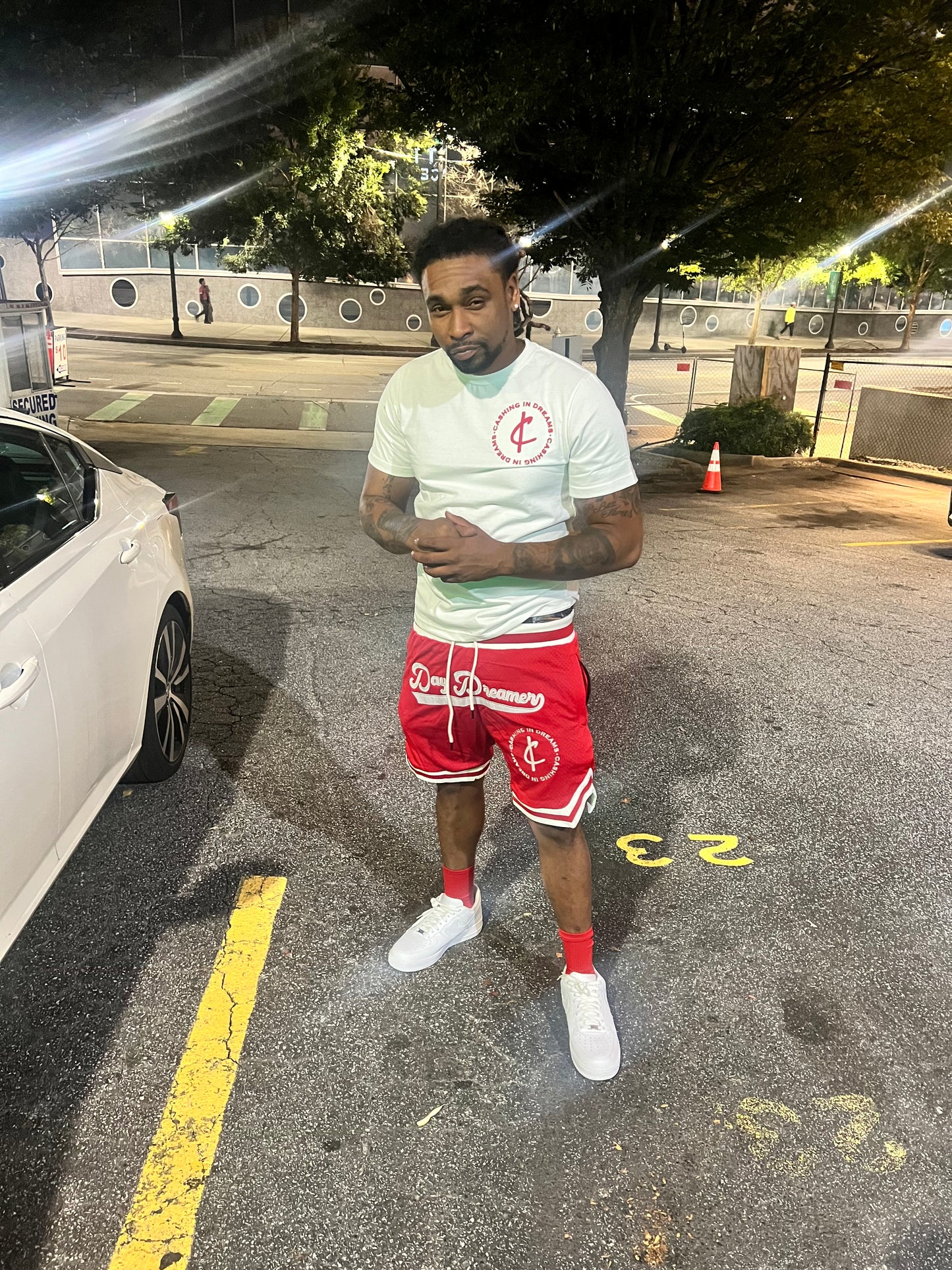 Cashing in Dreams short set (Red) Ca$hing In Dreams